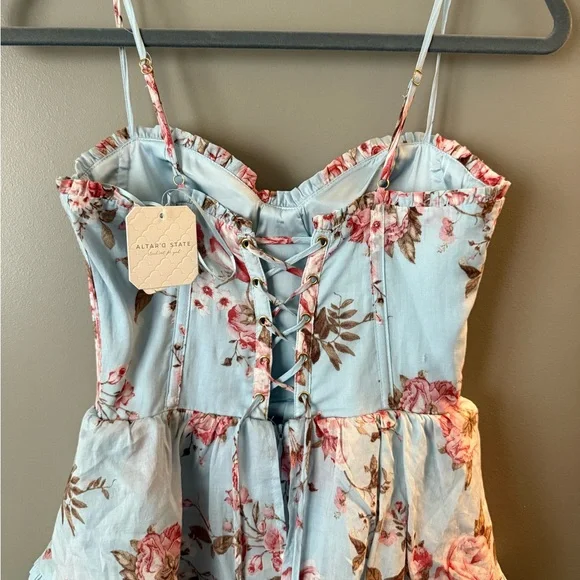 Altar’d State Floral Ruffle Tiered Maxi Dress - Picture 3 of 5